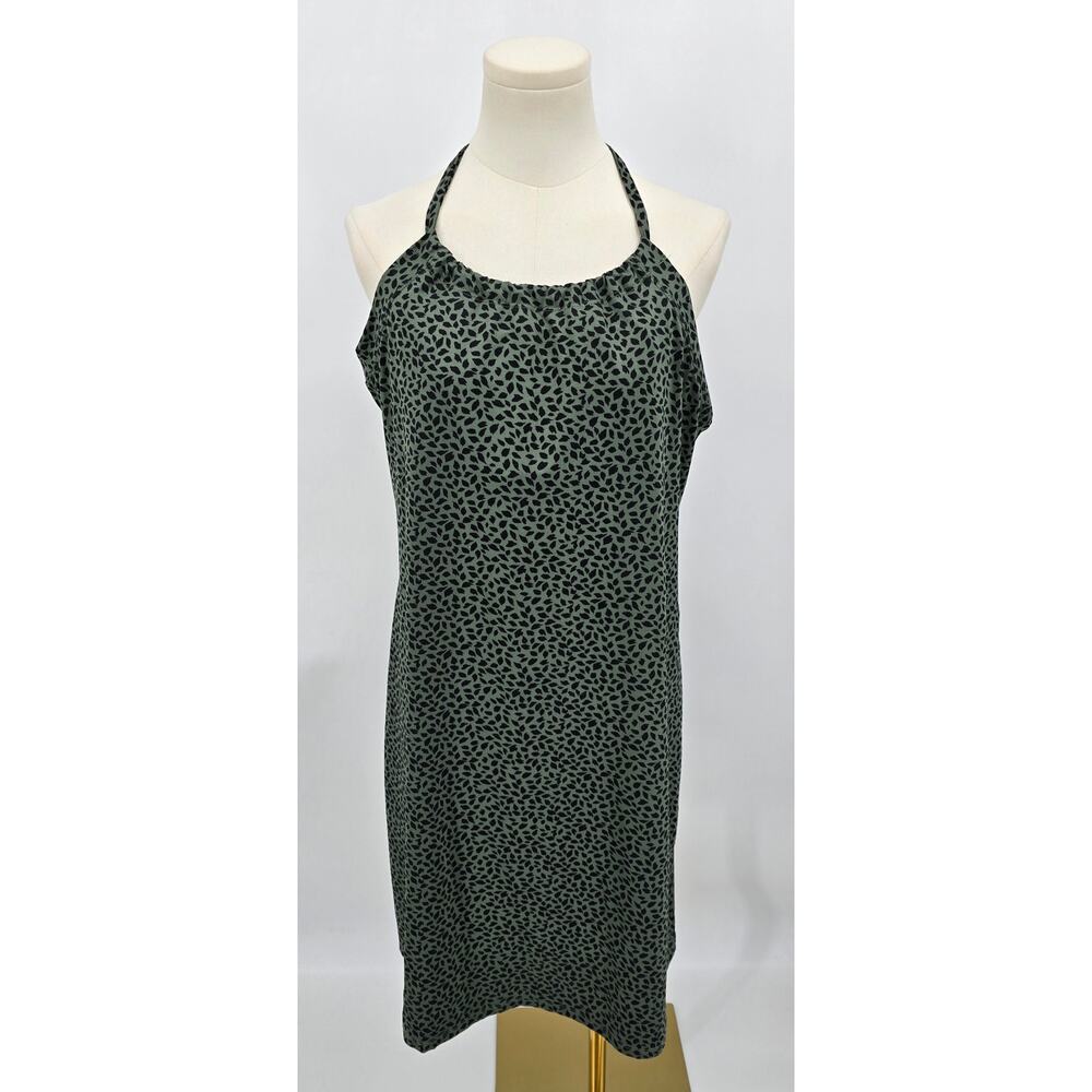 Eddie Bauer Earthy Casual Harmony Ditsy Animal Leaf Dress